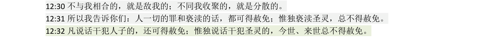 《马太福音》12:31—32 书影