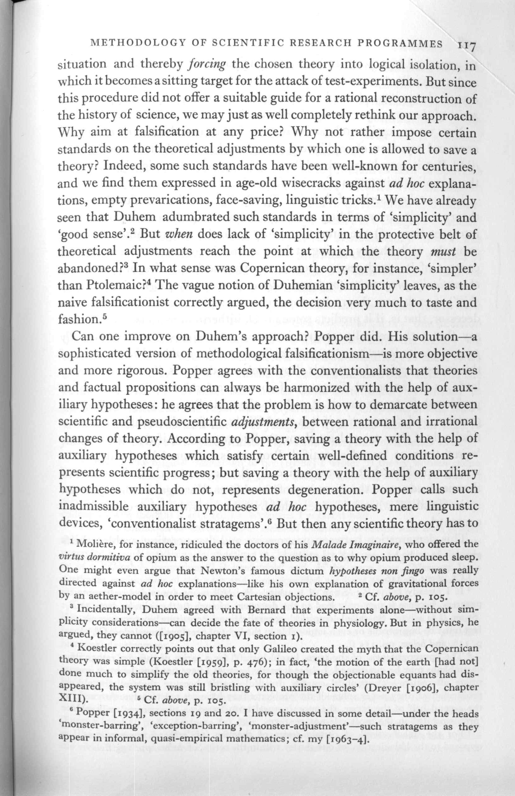 Imre Lakatos〈Falsification and the Methodology of Scientific Research Programmes〉，收 Lakatos 与 Musgrave 编《Criticism and the Growth of Knowledge》（Cambridge University Press, 1970） 书影