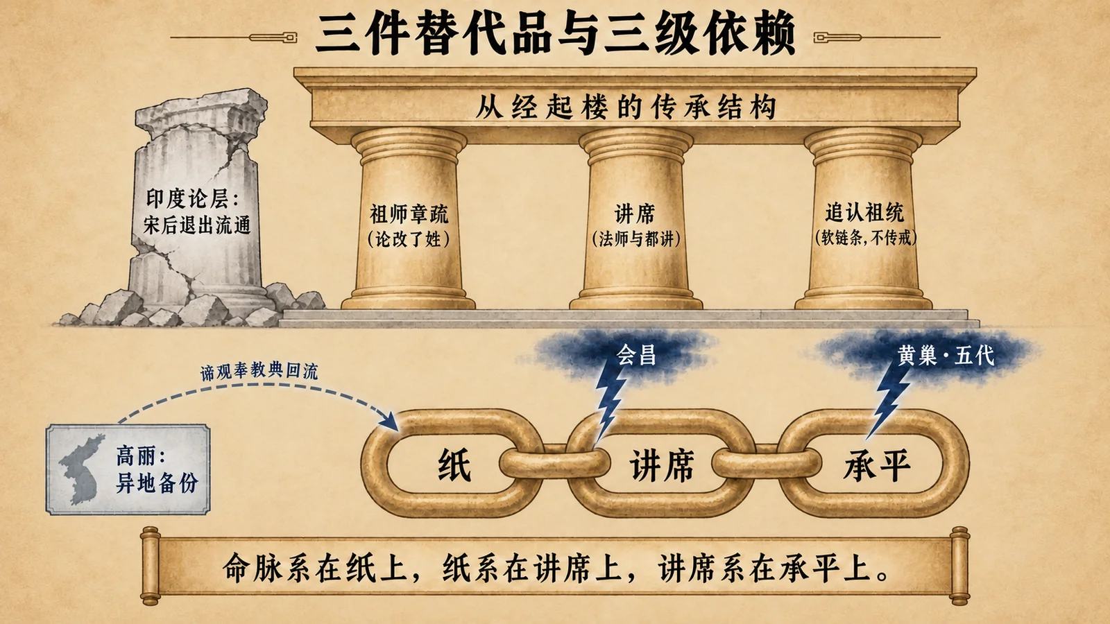 三件替代品与三级依赖