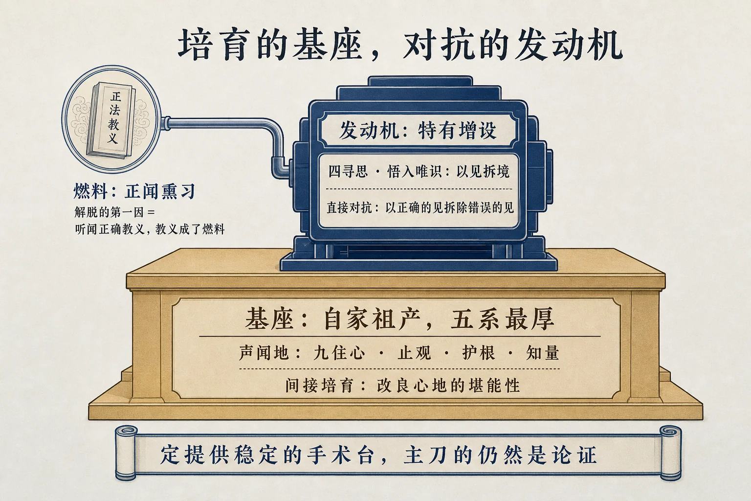 培育的基座，对抗的发动机