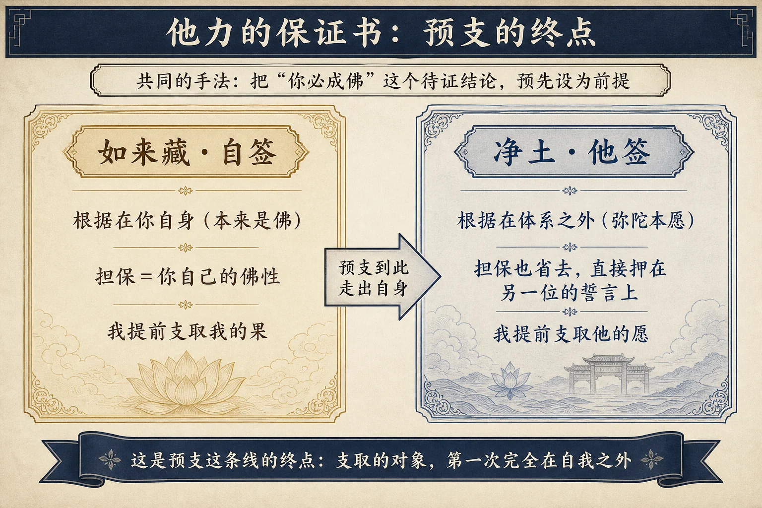 他力的保证书：自签与他签