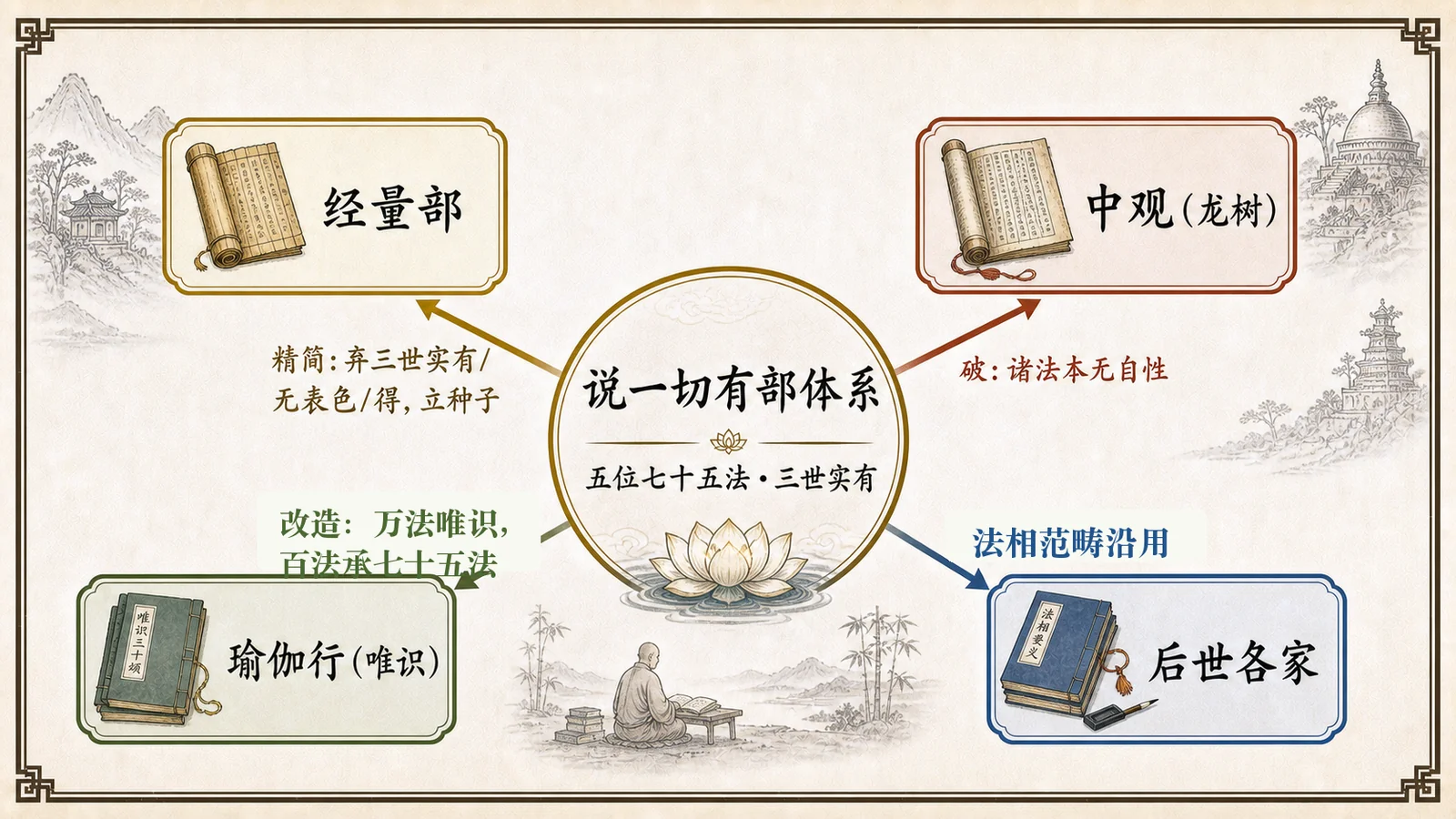说一切有部体系的后世影响