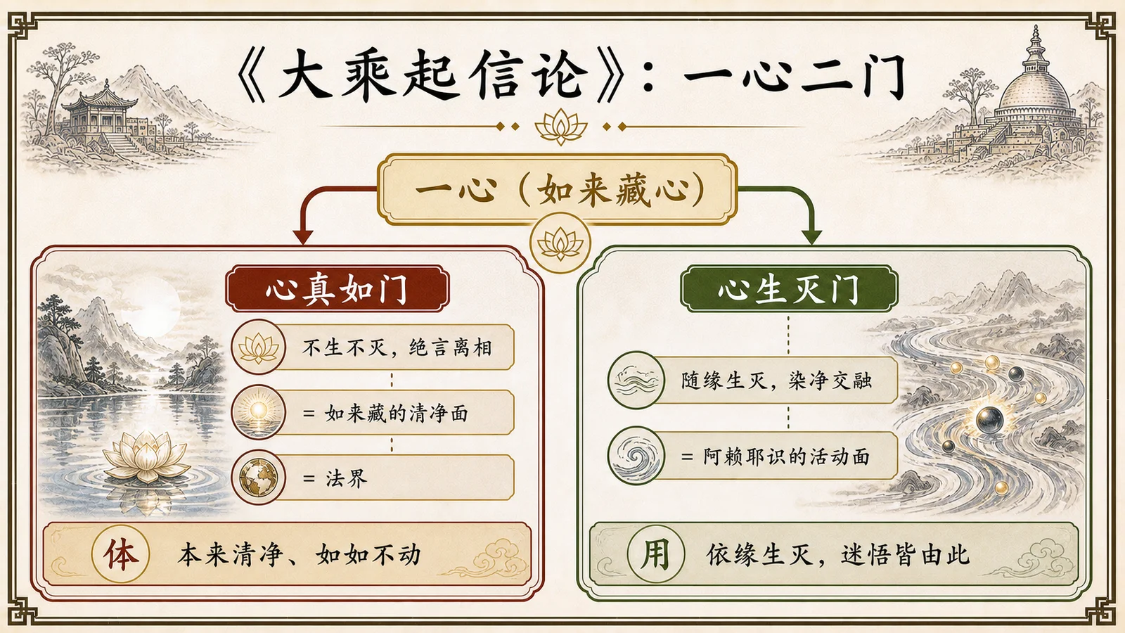 《大乘起信论》:一心二门