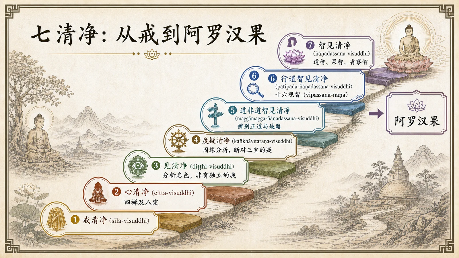 七清净:从戒到阿罗汉果